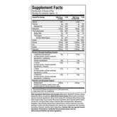 Mass Tech Elite nutritional label showing calories, protein, carbs, and servings per scoop